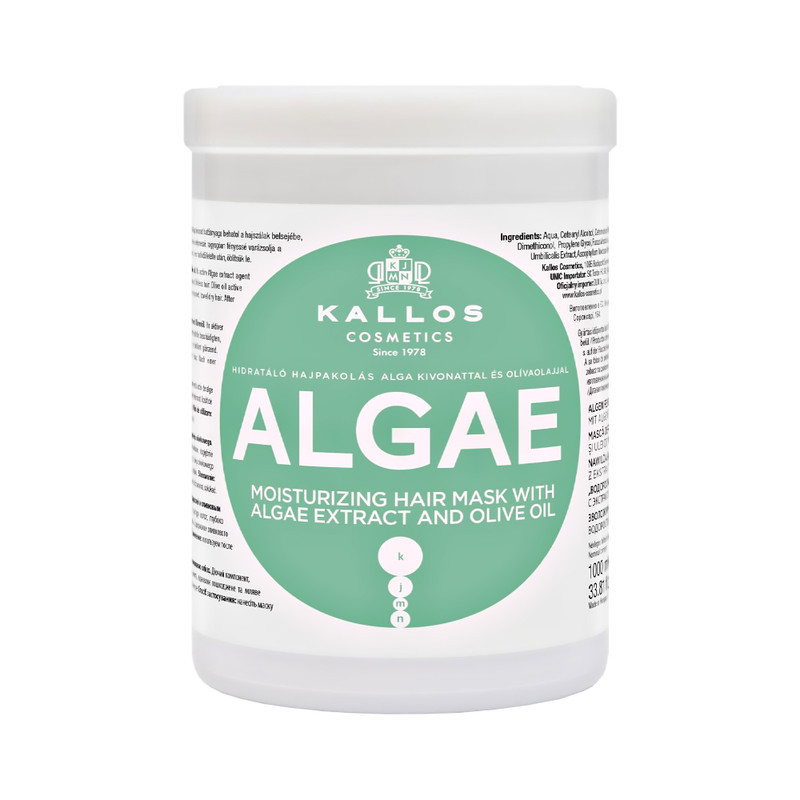 ماسک مو مرطوب کننده کالوس مدل ALGAE مناسب برای انواع مو حجم 1000 میلی لیتر