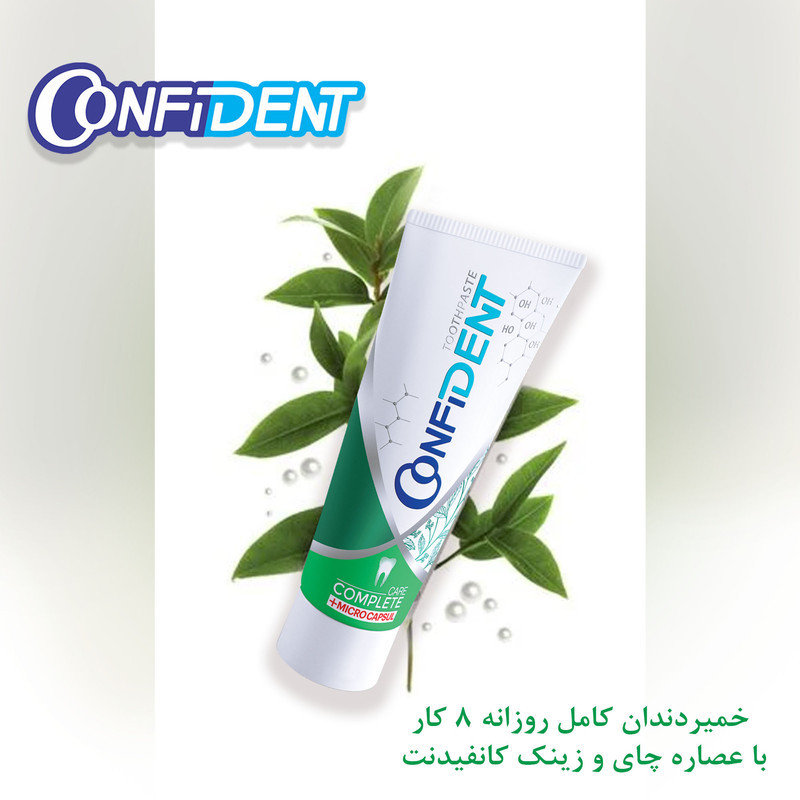 خمیر دندان کانفیدنت مدل Complete Care حجم 100 میلی لیتر