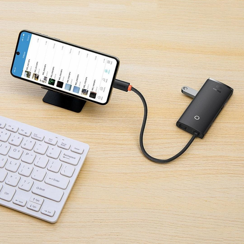 هاب 6 پورت USB-C باسئوس مدل BS-OH019