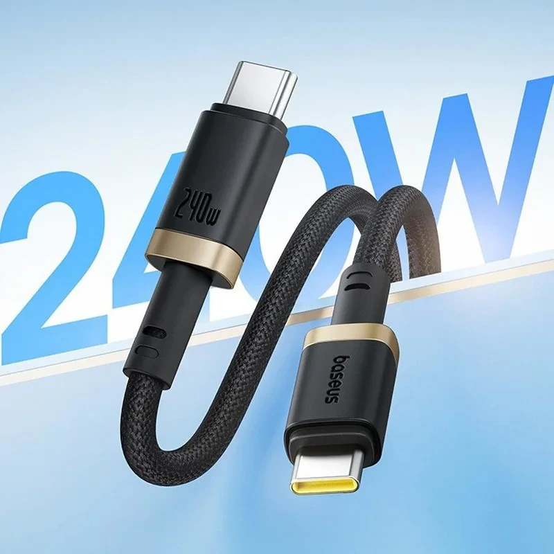 کابل تبدیل USB-C بیسوس مدل Dura Series 240W طول 1 متر