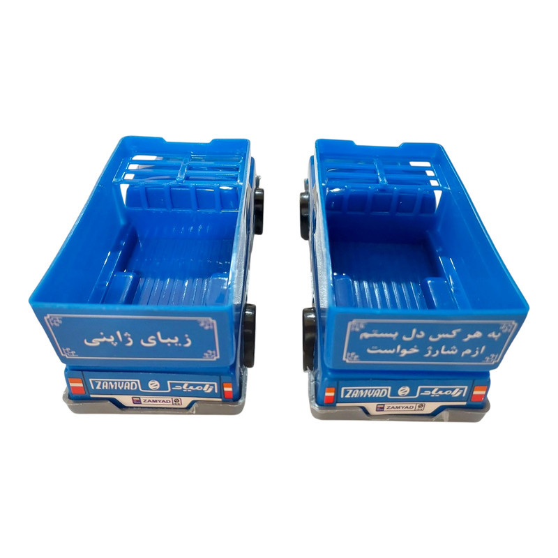 ماشین بازی مدل وانت نیسان آبی بسته ۲ عددی