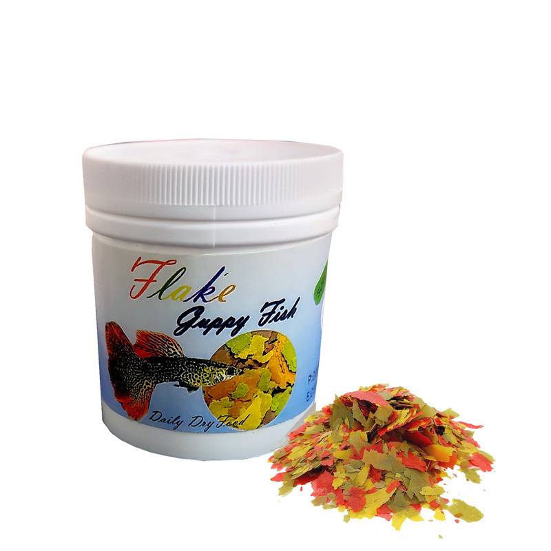 غذای ماهی گوپی مدل flake وزن 35 گرم