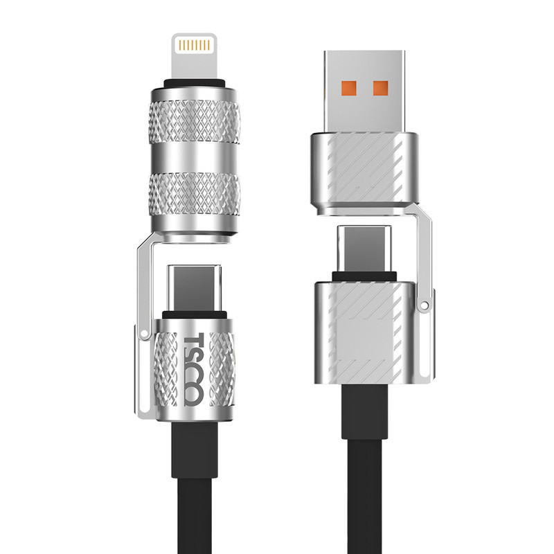 کابل تبدیل USBUSB-C به لایتنینگUSB-C تسکو مدل GCA 240W طول 1.2 متر