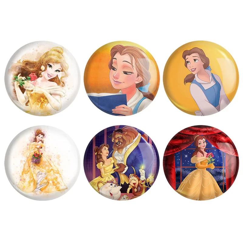 مگنت خندالو طرح دیو و دلبر کد 66B مجموعه 6 عددی