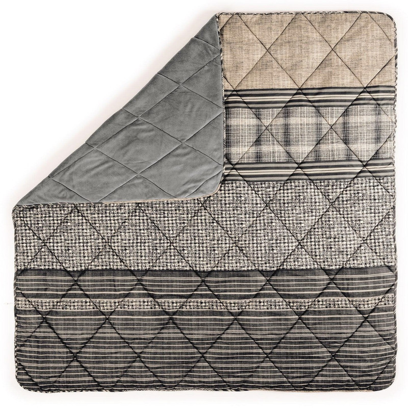 لحاف کاتن باکس مدل Velvet Yorgan Timbre Antrasit C.K دونفره سایز 215*195 سانتی متر
