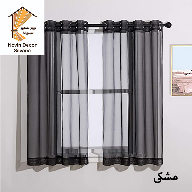 پرده نوین دکور سیلوانا مدل حریر 180 سایز 180 × 140 سانتی متر