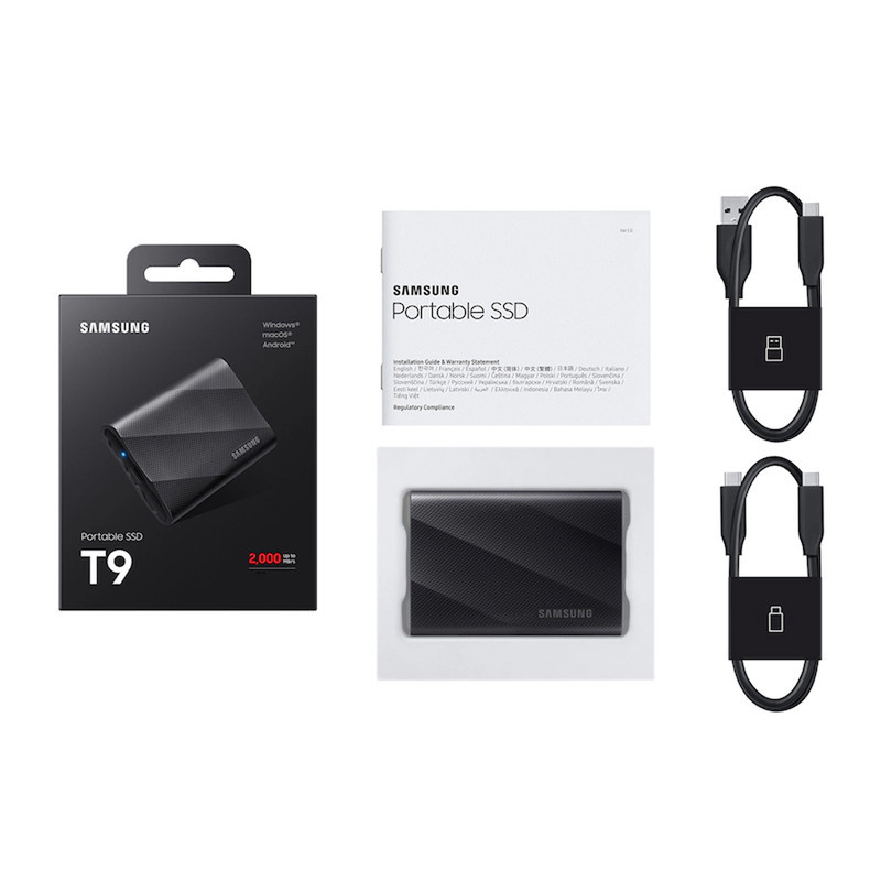 اس اس دی اکسترنال سامسونگ مدل T9 ظرفیت 4 ترابایت رابط USB 3.2 Gen2