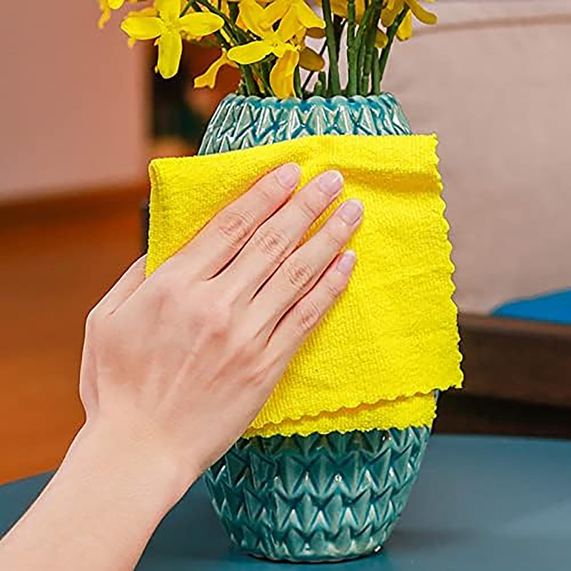 دستمال نظافت ویزی مدل میکروفایبر  Pretty مجموعه 6 عددی