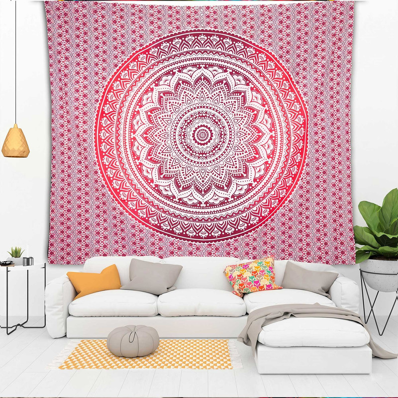 روتختی دو نفره مدل سنتی هندی کد 117 سایز 220x200 سانتی‌متر