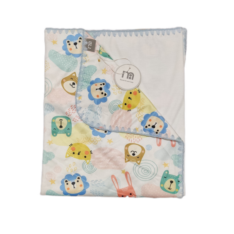پتو نوزاد مادرکر مدل شیر سایز 80x80 سانتی متر