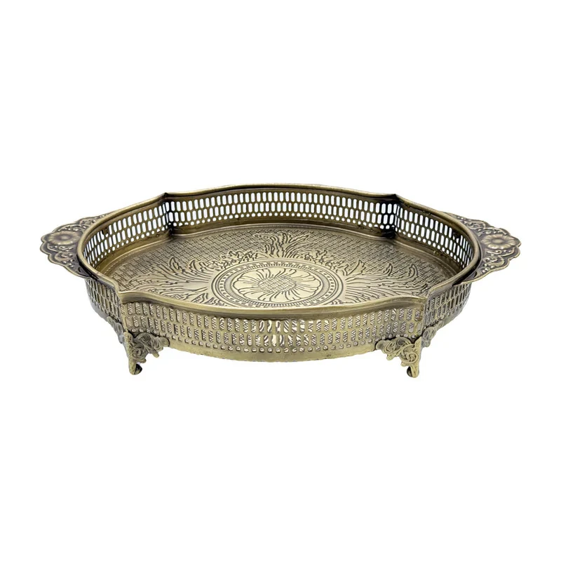 سینی دسته دار دیانا مدل دلبر سایز 28×21 سانتی متر
