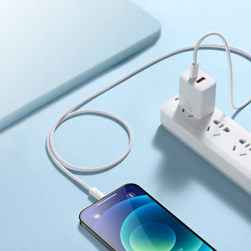 کابل تبدیل لایتنینگ به USB-C باسئوس مدل CALD0001 طول 2 متر