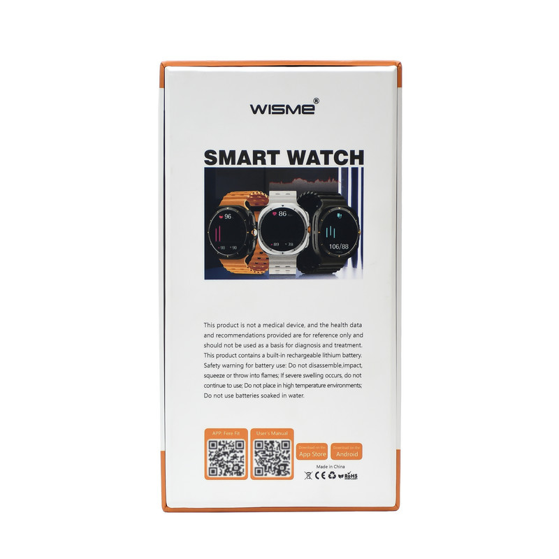 ساعت هوشمند 47 میلیمتری ویسمی مدل WS_X300 با بند سیلیکونی
