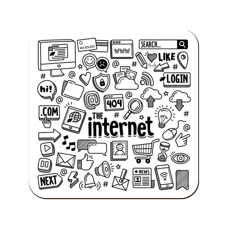 زیر لیوانی لوکسینو مدل It کد Internet_11:11