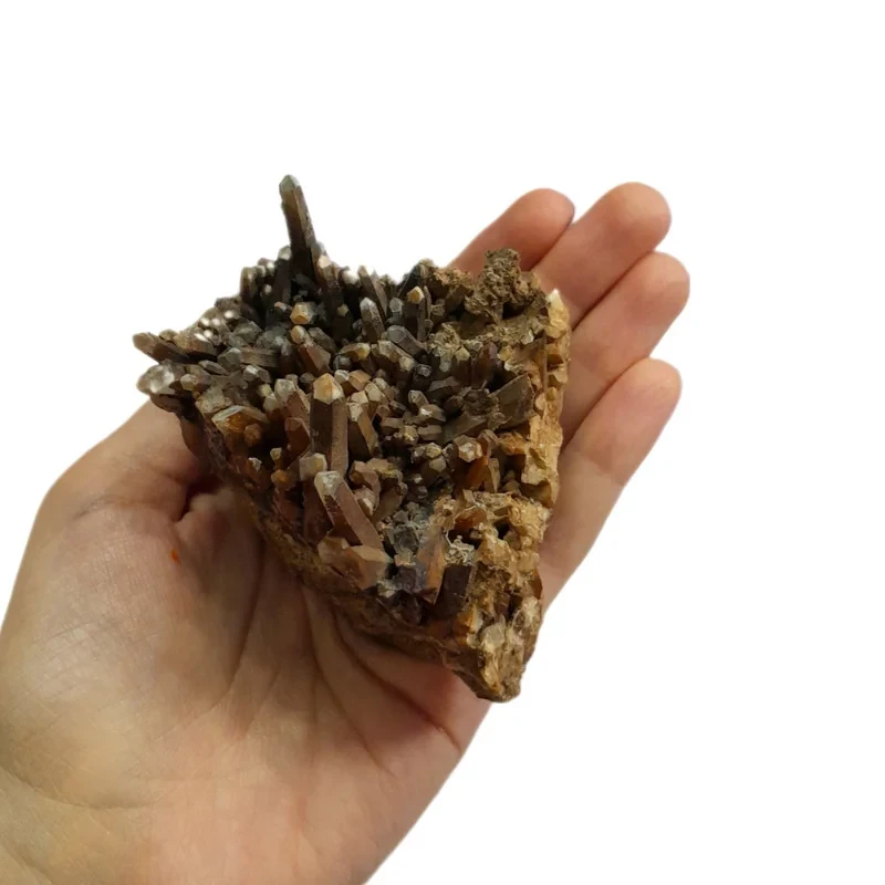 سنگ راف کوارتز مدل منشوری کلکسیونی آکواریوم کادویی کد 348