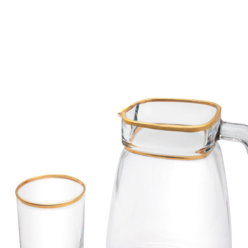 سرویس پارچ و لیوان 7 پارچه پاشاباغچه مدل کار کد 96493