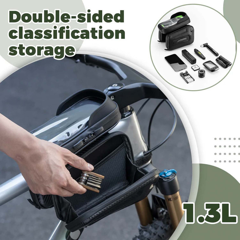 کیف تنه دوچرخه راک براس مدل waterproof کد 2046