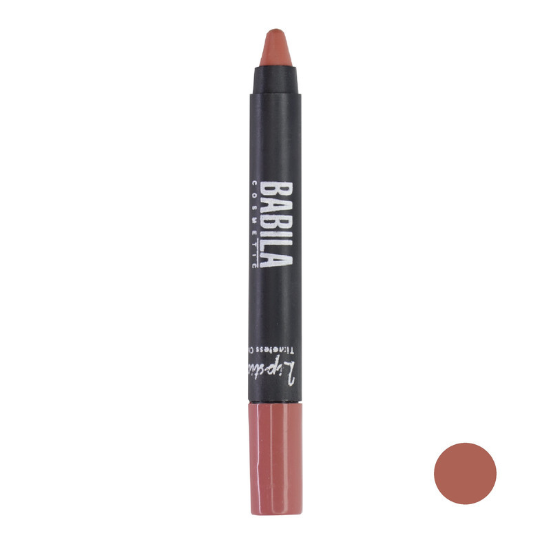 رژ لب مدادی مات، مخملی بابیلا مدل LONG LASTING شماره 1