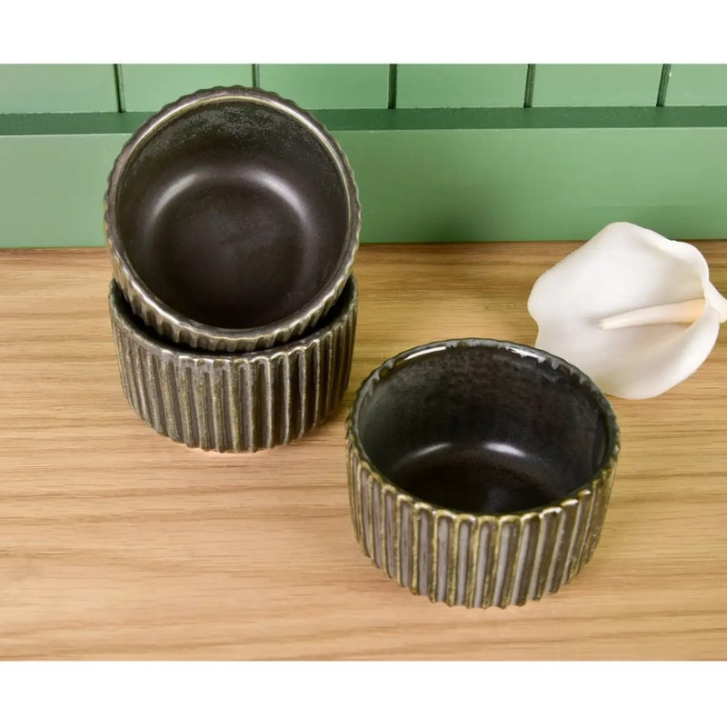 پیاله بی.وی.کی مدل شیاردار کد HS4525 مجموعه 3 عددی