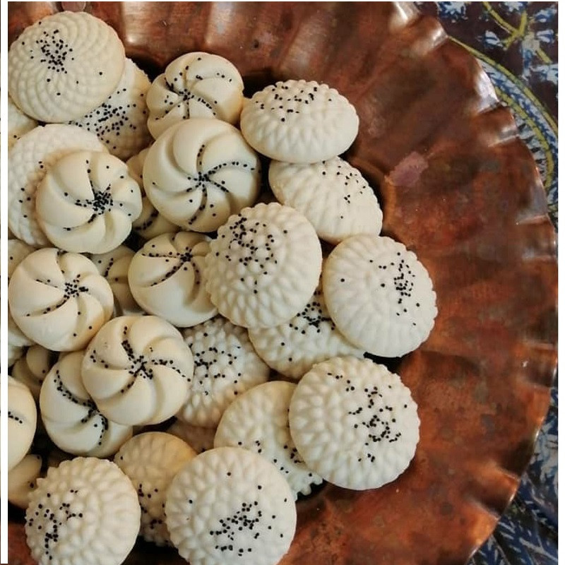 قالب شیرینی بهگز مدل نان نخوچی